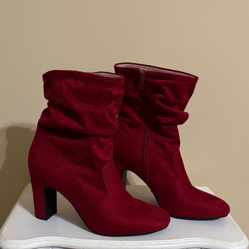 🔥Kelly & Katie Red Heeled Boots
